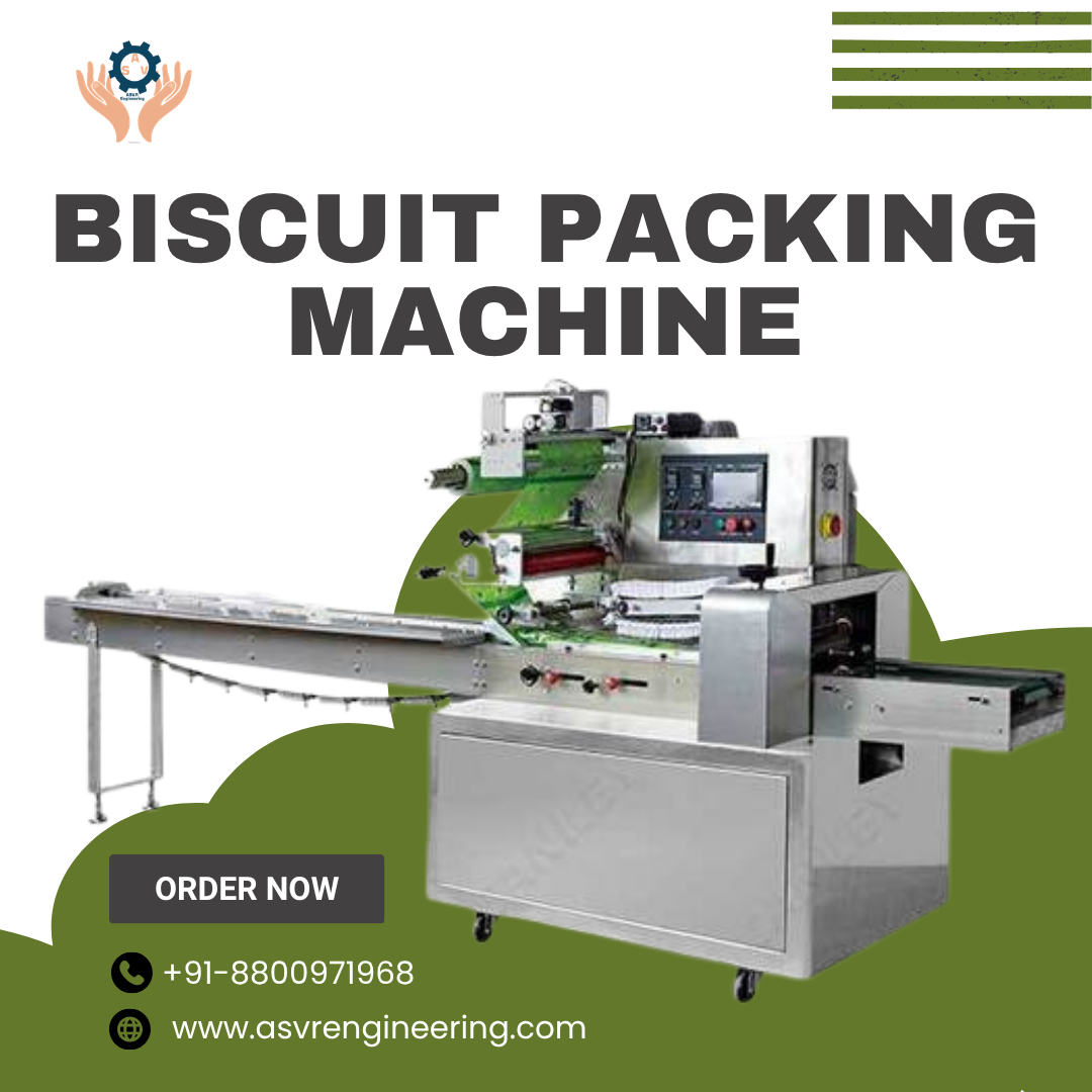 Biscuit Packing Machine Manufacturer in India – Automatic & High Speed Packaging Solutions